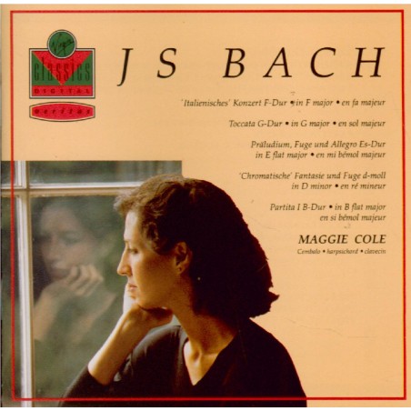 BACH - Cole - Fantaisie chromatique et fugue, pour clavier en ré mineur